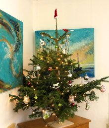 Weihnachtsbaum im Atelier