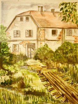 Gemälde Ramona Hellmann: Das alte Haus